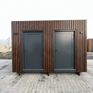 Contentor Sanitário Premium – Duche + WC Separados